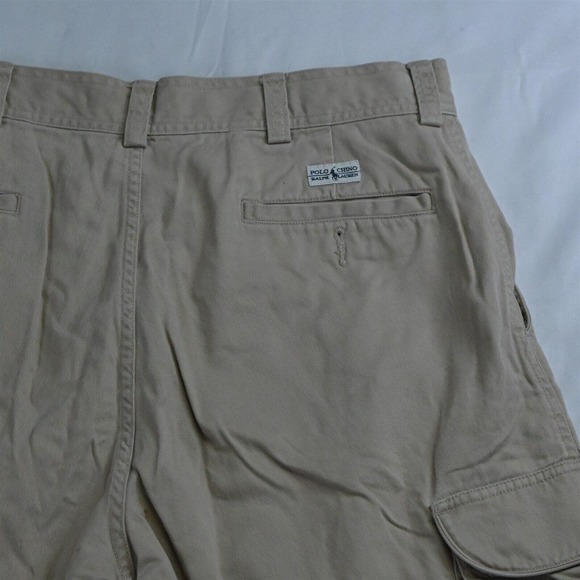 Polo Ralph Lauren‎ 34 x 10" Khaki Cargo Shorts - Picture 4 of 5